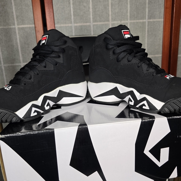 Fila MB 1VB90140-014 Jamal Mashburn Black White Basketball M3 - Picture 14 of 14